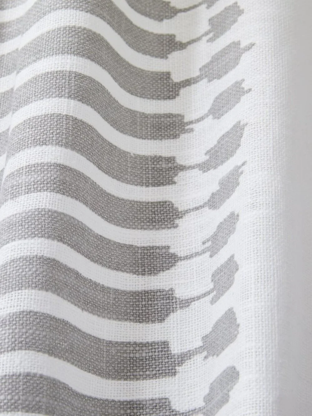 West Elm Modern Striped Ikat Curtain Set
